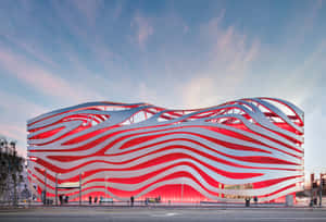 Petersen Automotive Museum Exterior Dusk Wallpaper