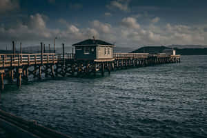 Petone Pier Lower Hutt New Zealand Wallpaper