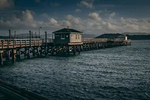 Petone Pier Lower Hutt New Zealand Wallpaper