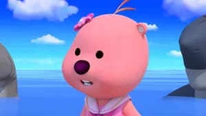 Petty The Pink Beaver Wallpaper