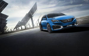 Peugeot Blue Finesse Wallpaper