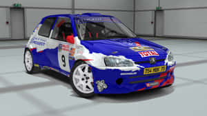 Peugeot106 Rallye Racing Car Wallpaper