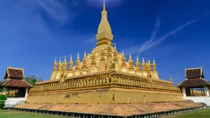 Pha That Luang Vientiane Attraction Wallpaper