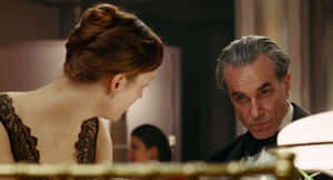 Phantom Thread Intense Conversation Wallpaper