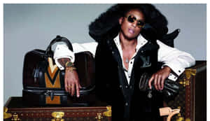 Pharrell Williams Luxury Fashion Shoot Wallpaper