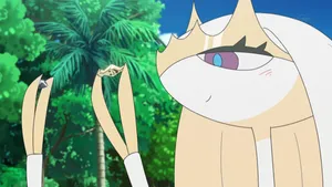 Pheromosa Holding Z-crystals In Pokemon Wallpaper