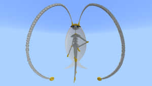 Pheromosa On Light Blue Background Wallpaper