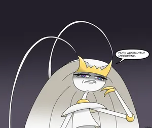 Pheromosa, The Unstoppable Pokemon With Inspiring Quote Wallpaper