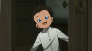 Phil From The Promised Neverland Anime Series Wallpaper