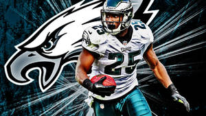 Philadelphia Eagles Number 25 Wallpaper