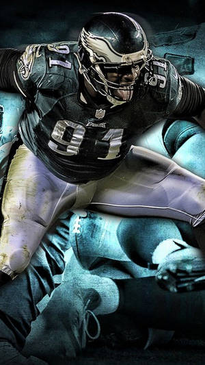 Philadelphia Eagles Number 91 Wallpaper