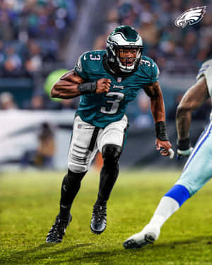 Philadelphia Eagles Running Back Action Wallpaper