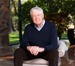 Philanthropist And Business Tycoon Charles G. Koch Wallpaper