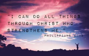 Philippians413 Inspirational Sky Wallpaper