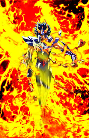 Phoenix Ikki Flaming Cosmo Wallpaper