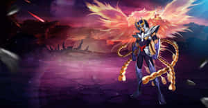 Phoenix Ikki Flaming Cosmo Wallpaper