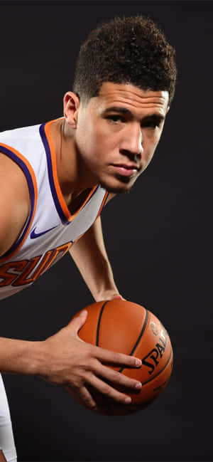 Phoenix Suns Star, Devin Booker, And His Iphone Wallpaper