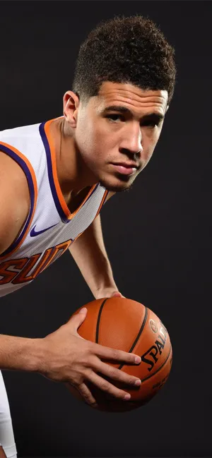 Phoenix Suns Star, Devin Booker, And His Iphone Wallpaper