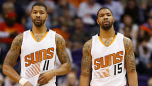 Phoenix Suns Twin Brothers Markieff And Marcus Morris Wallpaper