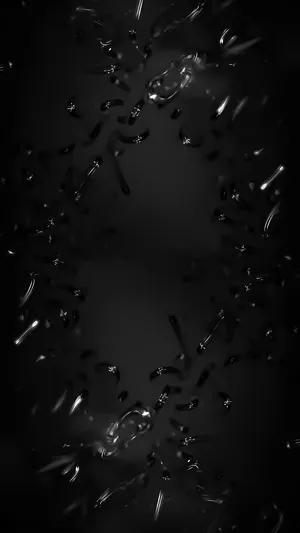 Phone Black Complicated Objects Wallpaper