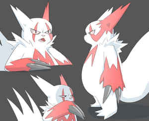 Photo Collage Of Zangoose Wallpaper