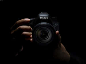 Photographer_in_ Shadow_ Canon_ Camera Wallpaper