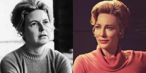 Phyllis Schlafly Colored Monochrome Widescreen Wallpaper