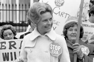 Phyllis Schlafly Smiling Rally Wallpaper