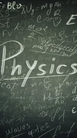 Physics Chalk Chalkboard Wallpaper