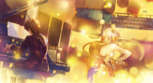 Piano_and_ Violin_ Duet_ Glow Wallpaper