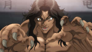 Pickle Baki Anime Character Fierce Look Wallpaper