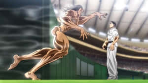 Pickle Baki Stadium Confrontation Wallpaper