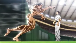 Pickle Baki Stadium Confrontation Wallpaper