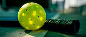 Pickleball Equipment Closeup Wallpaper