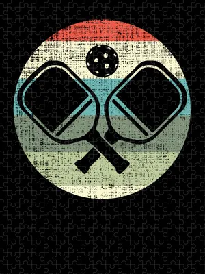 Pickleball Paddlesand Ball Artwork Wallpaper