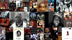 Picture Celebrating Talented Rappers Wallpaper
