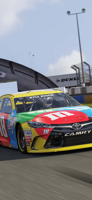 Picture Show Your Nascar Spirit With The Nascar Iphone Wallpaper