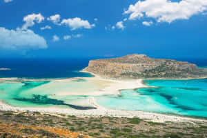 Picturesque Greek Beach Wallpaper