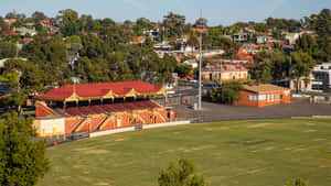Picturesque View Of Bendigo Cityscape At Sunset Wallpaper