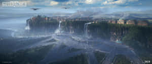 Picturesque View Of Naboo's Landscape Wallpaper