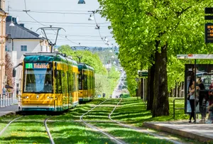 Picturesque View Of Norrköping Cityscape At Dusk Wallpaper