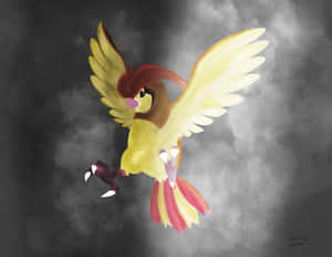 Pidgeotto Wings Spread Wallpaper