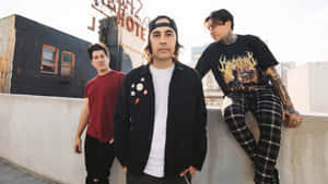 Pierce The Veil Band Members Outdoor Portrait Wallpaper