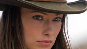 Piercing Cowgirl Eyes Wallpaper