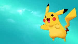 Pikachu_ Joyful_ Leap Wallpaper