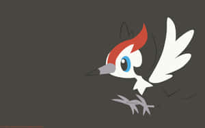 Pikipek Against Dark Background Wallpaper