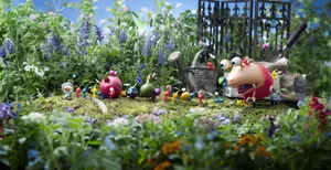 Pikmin Adventurein Garden Wallpaper