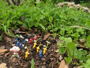 Pikmin Adventurein Garden Wallpaper
