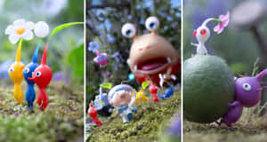Pikmin Adventurein Nature Wallpaper