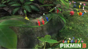 Pikmin3 Colorful Adventure Wallpaper